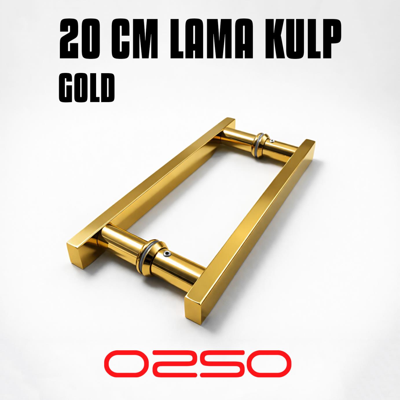 20 cm Duşakabin Kulbu - Gold