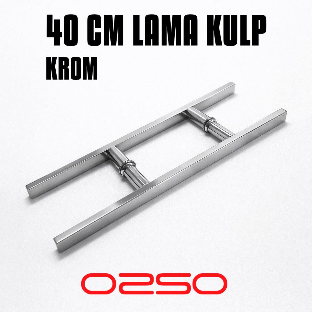 40 cm Duşakabin Kulbu - Krom